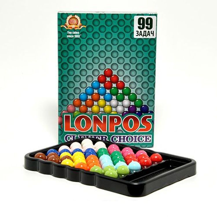 Настольная игра - головоломка Лонпос (Lonpos) «Clever Choice» 99 задач — картинка 2