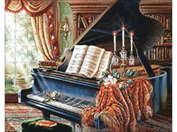 Алмазная вышивка «Великолепное изящество» — картинка 2