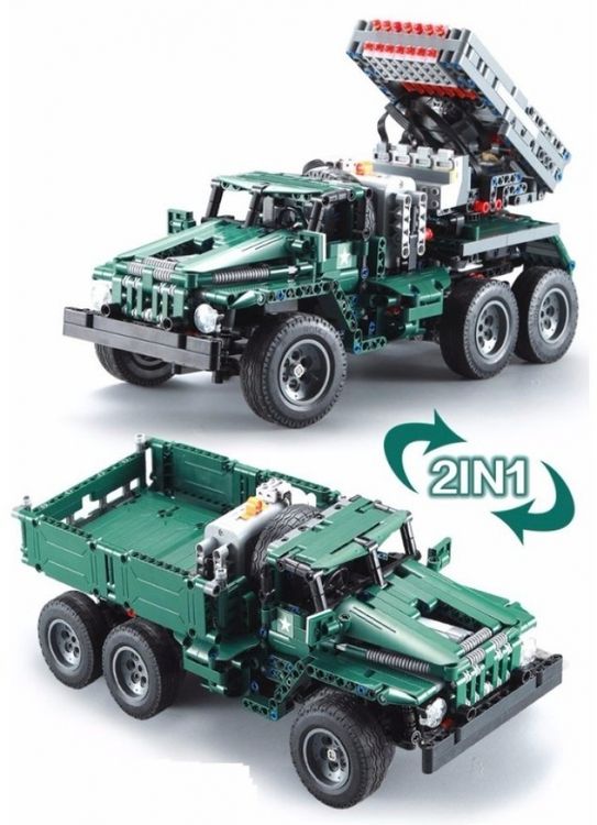 Радиоуправляемый конструктор с мотором Cada Technics Катюша - 2.4G
 — картинка 4