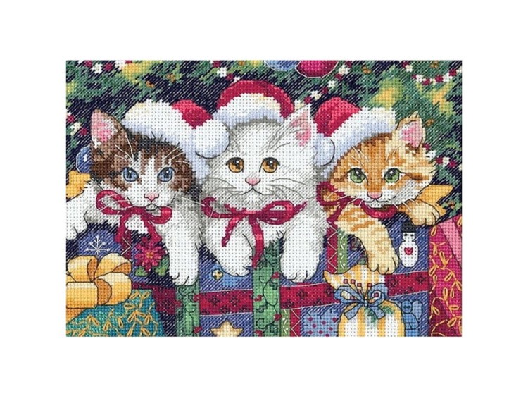 Набор для вышивания «Новогодние котята»