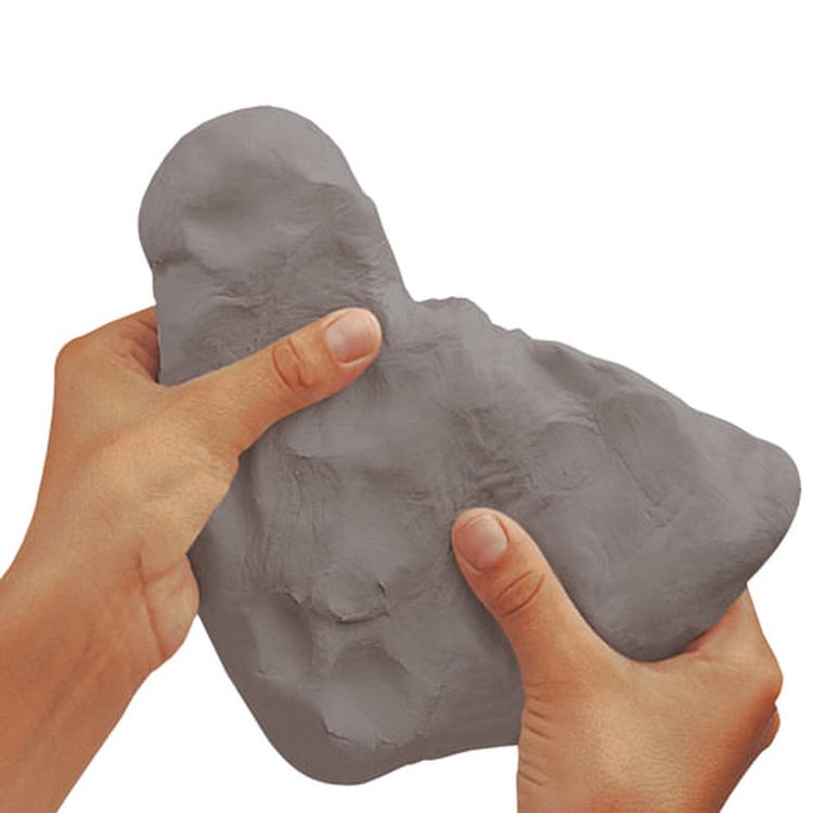 Паста (масса) для моделирования и лепки JOVI, отвердевающая, 500 г, серая — картинка 4