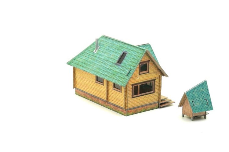 Сборная модель из картона «Дачный домик» — картинка 3