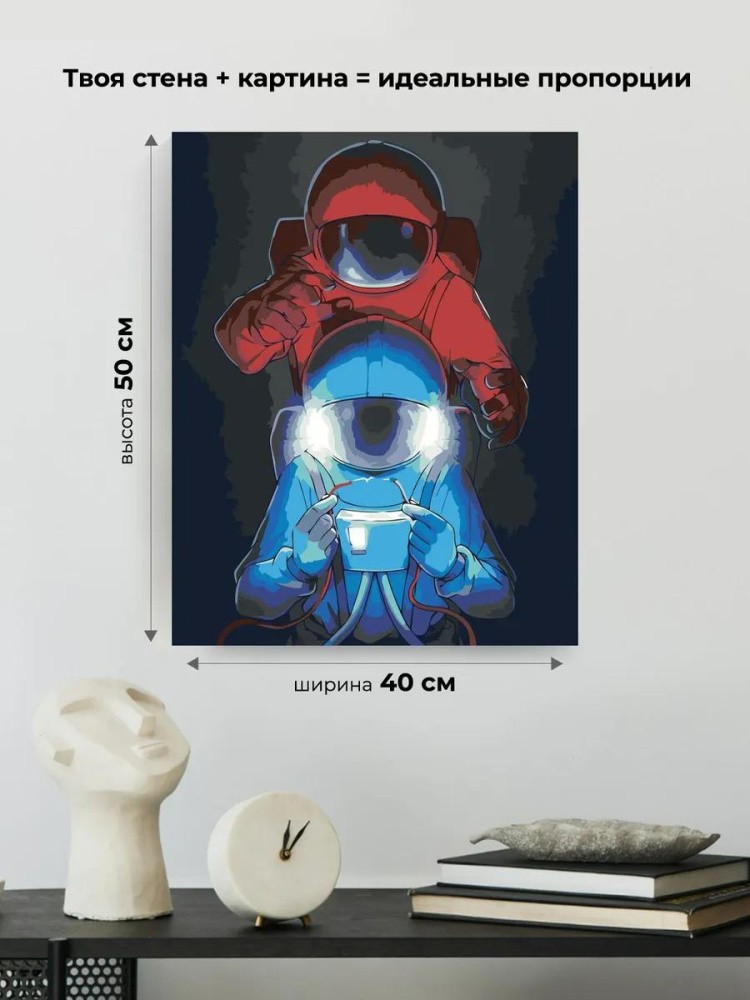 Картина по номерам «Among Us Амонг Ас: Арт с персонажами 3» — картинка 3