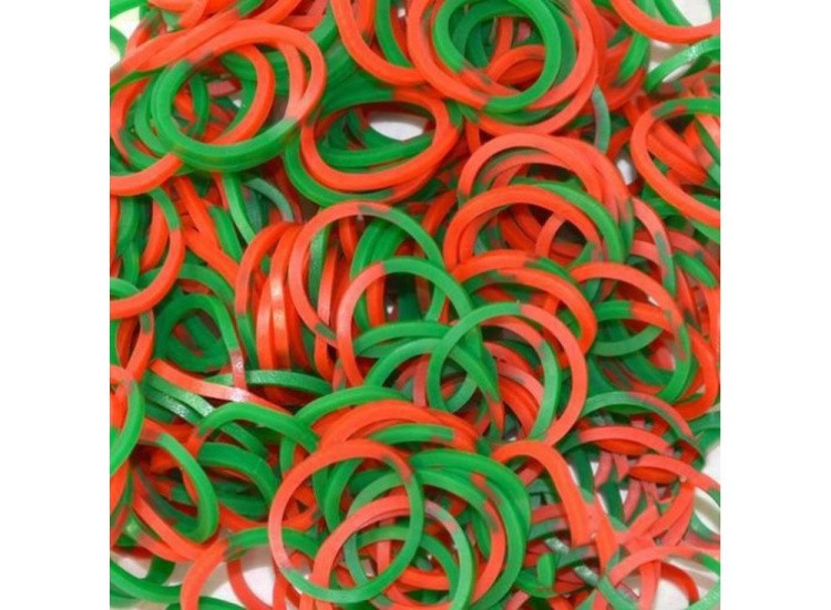 Резиночки для плетения двухцветные «Рождество» — картинка 2