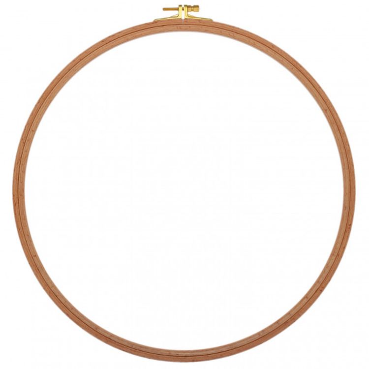 Пяльцы деревянные с винтом, диаметр 31 см, h=8 — картинка 2