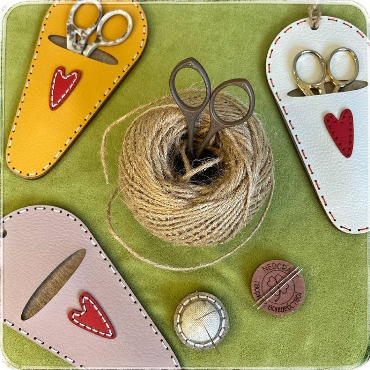 Набор для вышивания «Чехол для ножниц» (сиреневый) — картинка 8