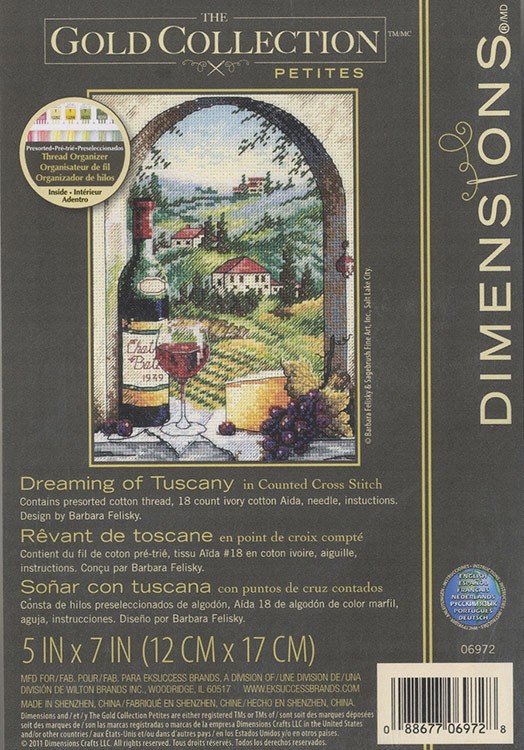 Набор для вышивания «Мечта о Тоскане» — картинка 7