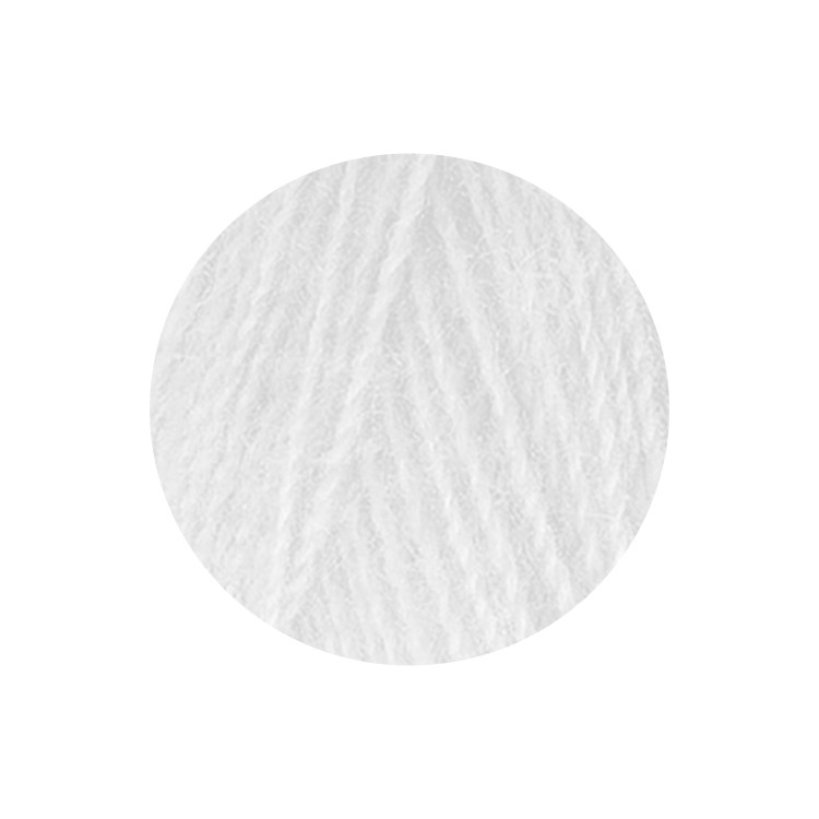 Пряжа ALIZE Angora Real 40 (Ангора реал 40) (55), белый, 5 шт. по 100 г — картинка 2