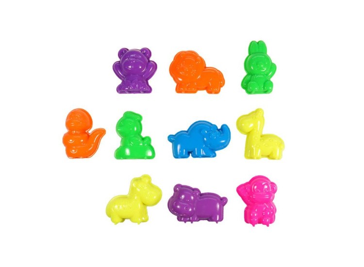 Набор космического песка «Зоопарк» 1 кг, меняет цвет — картинка 2