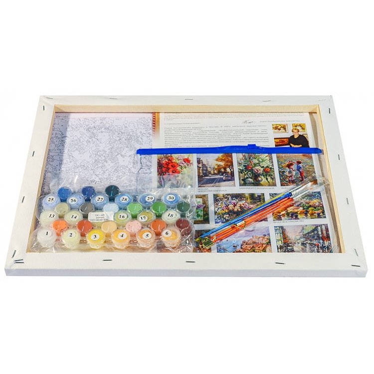 Картина по номерам «Солнечные ромашки» — картинка 3