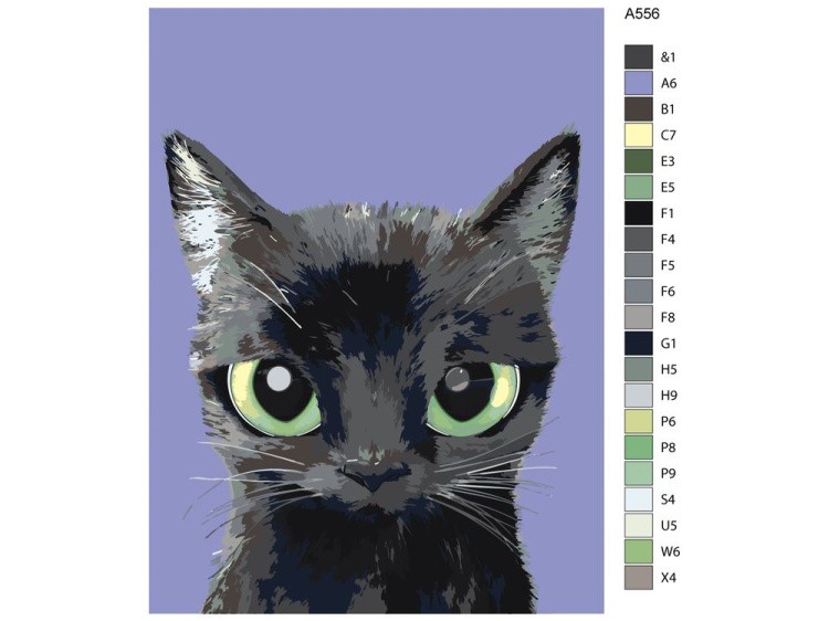 Картина по номерам «Уголёк» — картинка 2