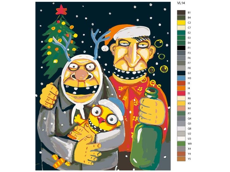 Картина по номерам «Открытко» — картинка 2