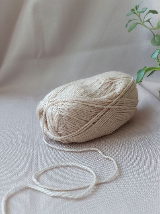 Пряжа Камтекс Бамбино (188), топленное молоко, 5 шт. по 50 г — картинка 3