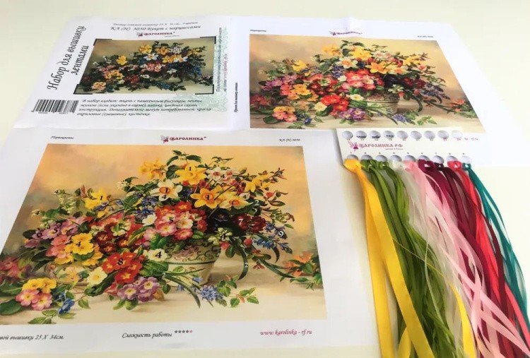 Набор для вышивания «Букет с нарциссами» — картинка 6