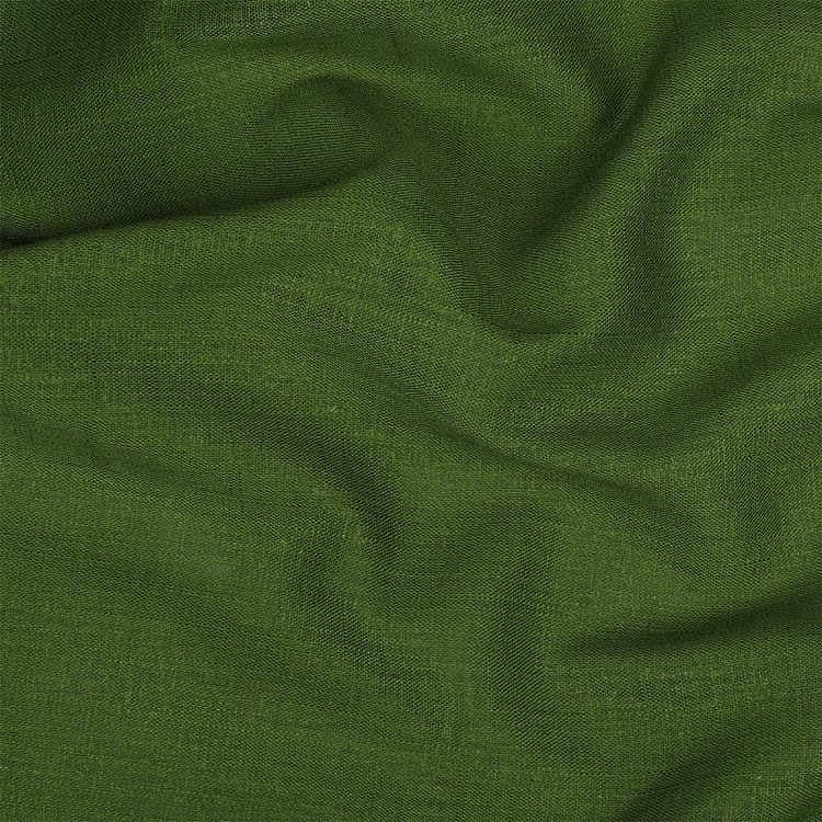 Ткань льняная, 190 г/м², 5 м x 140 см, цвет: зеленый чай, TBY — картинка 2