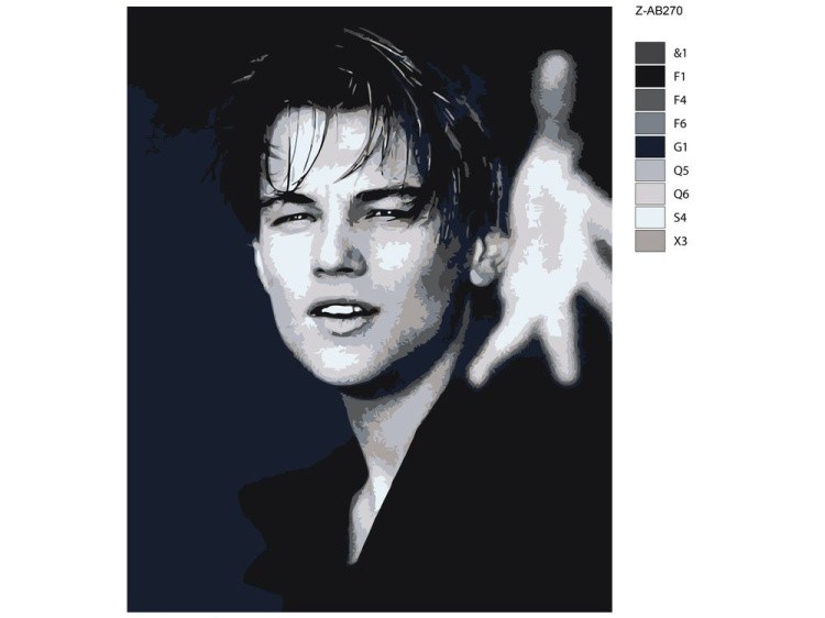 Картина по номерам «Леонардо ди Каприо 2» — картинка 2