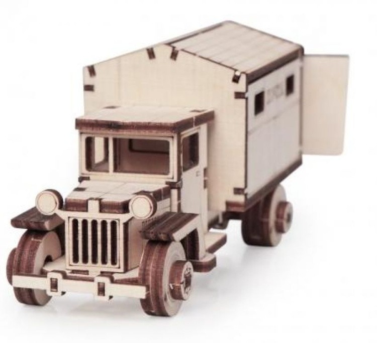 Конструктор из дерева «Грузовичок Почта», Lemmo — картинка 3
