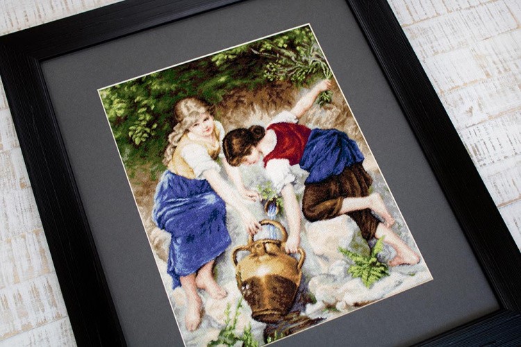 Набор для вышивания «У Фонтана» — картинка 3