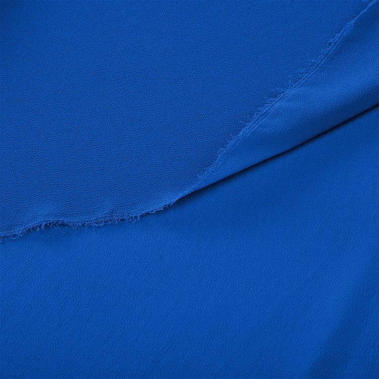 Ткань Креп-шифон, 5 м, ширина 150 см, 105 г/м2, цвет: голубой, TBY — картинка 4