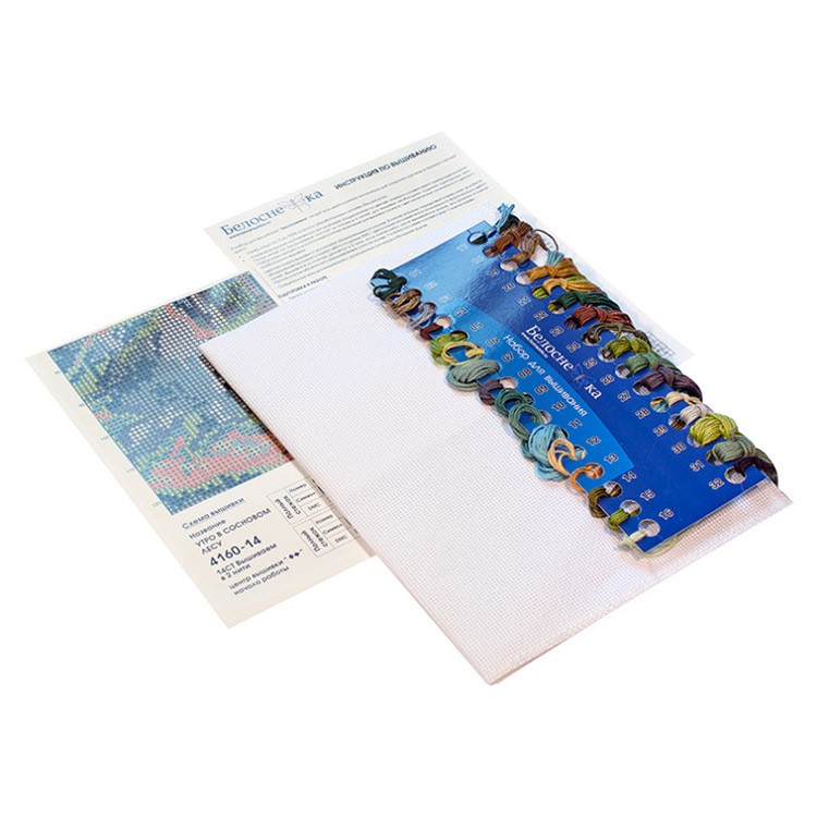 Набор для вышивания «Утро в сосновом лесу» — картинка 2