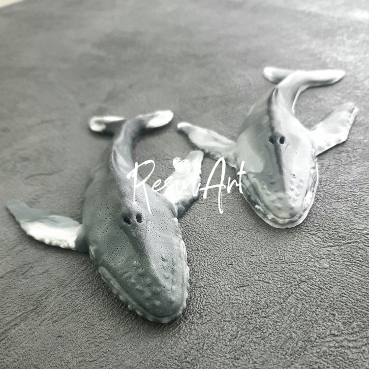 Кит 3D - Силиконовый молд, ResinArt — картинка 6