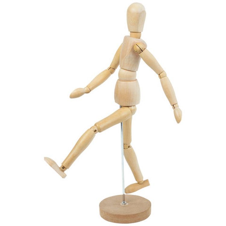 Манекен человека художественный женский, дерево, высота 51 см, BRAUBERG ART CLASSIC — картинка 3