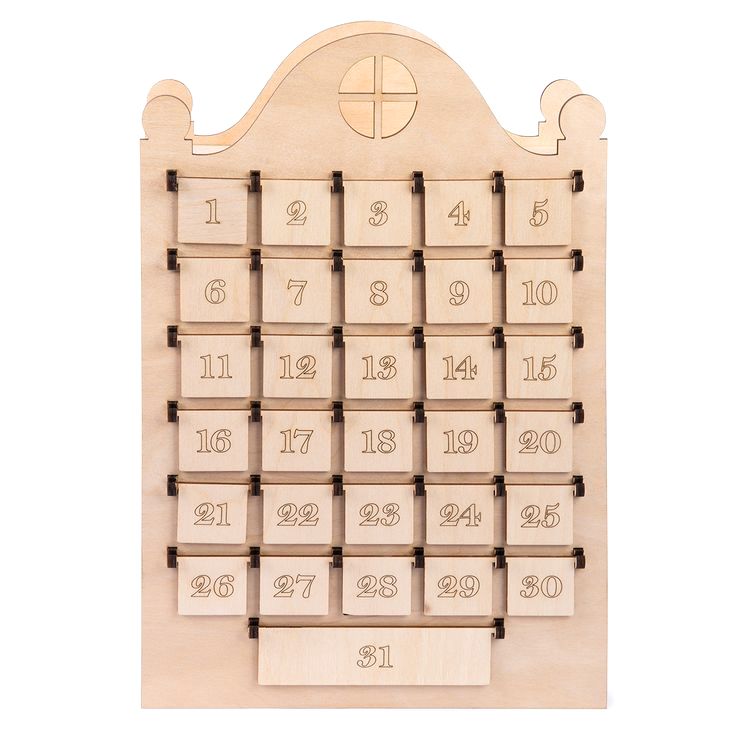 Заготовка для декорирования «Адвент-календарь», 1 шт., фанера, Mr. Carving — картинка 2