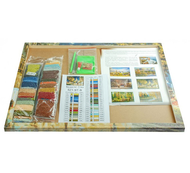 Алмазная вышивка «Вечерний свет Садового кольца» — картинка 3