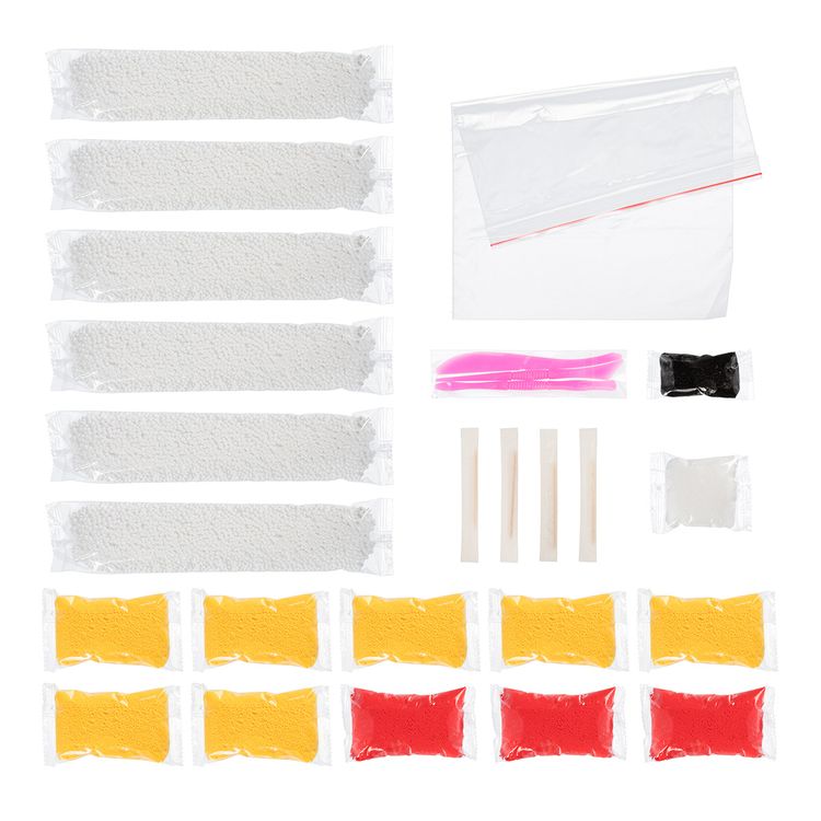 Мега набор легкого пластилина "Большая игрушка. Львенок большой», желтый, 4 цв., Лео Играй — картинка 3