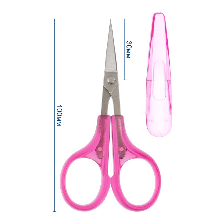 Ножницы для рукоделия, 100 мм, розовые, Gamma — картинка 3