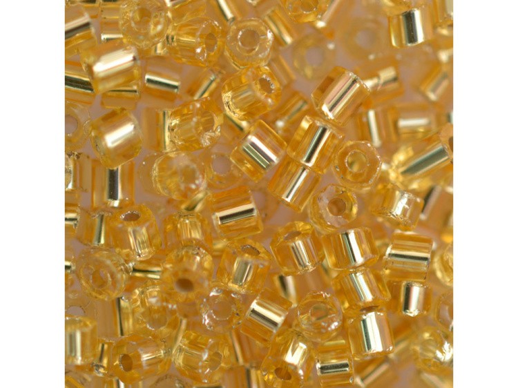 Бисер Чехия OBLONG 321-71001 3,5 мм, 50 г, цвет: 17020 светло-золотистый