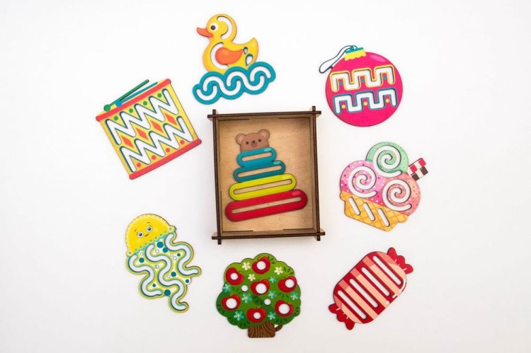 Линейки-трафареты «Детское ассорти» — картинка 6