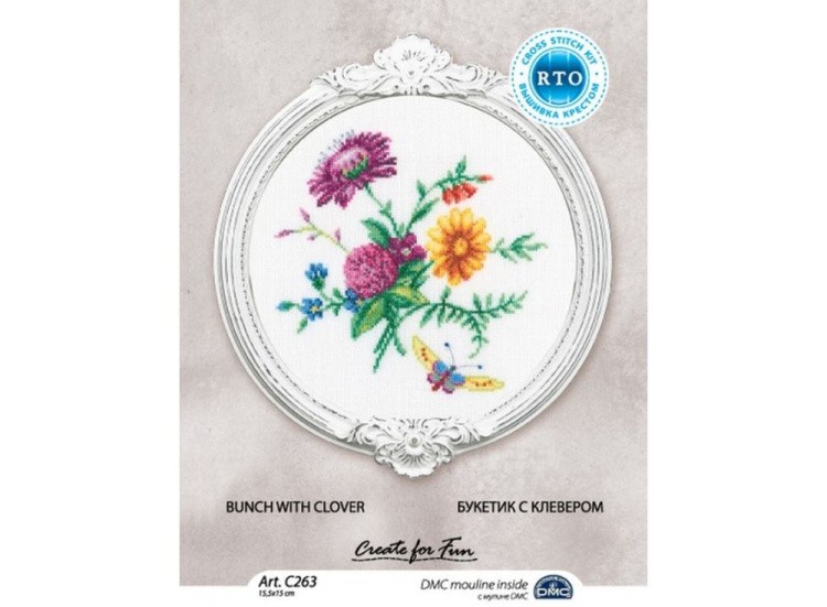 Набор для вышивания «Букетик с клевером» — картинка 2