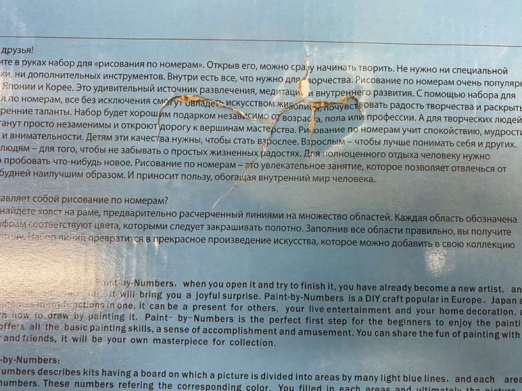 УЦЕНКА. Картина по номерам «Памятник затопленным кораблям» (порвана коробка) — картинка 4