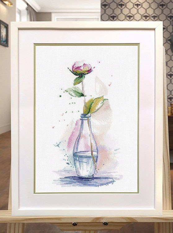 Набор для вышивания «Изящный пион» — картинка 2