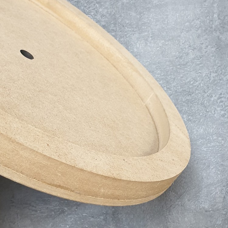 Артборд для смолы - часы круг на подрамнике 1,6 см (МДФ), d 50см — картинка 2