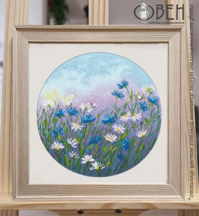 Набор для вышивания «Васильковое поле» — картинка 2