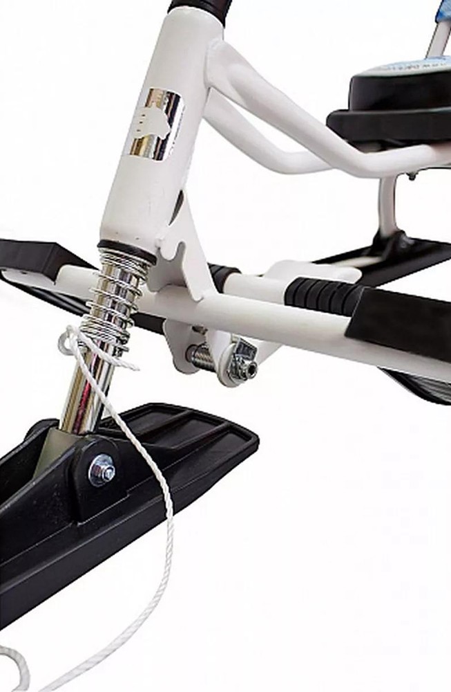 Снегокат детский 104 Comfort Хаски со спинкой (синий) — картинка 8