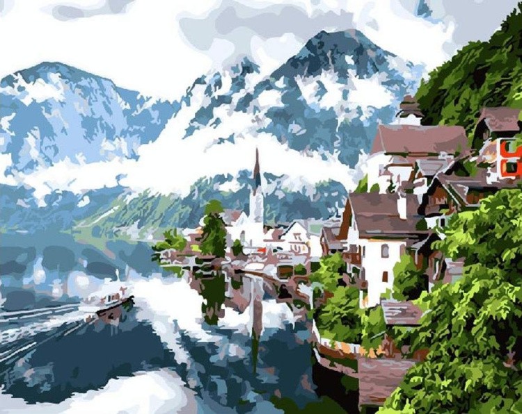 Картина по номерам «Туман в Австрии»