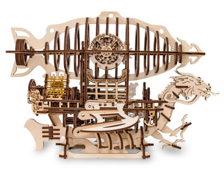 Конструктор из дерева Дирижабль Skylord, Eco Wood Art — картинка 3