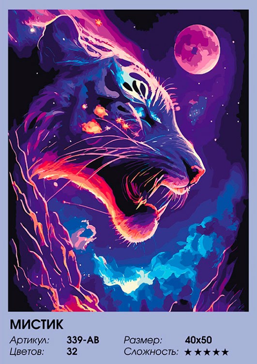 Картина по номерам «Мистик» — картинка 2