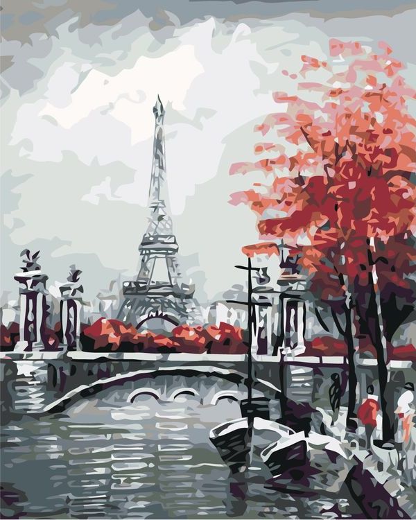 Картина по номерам «Париж»