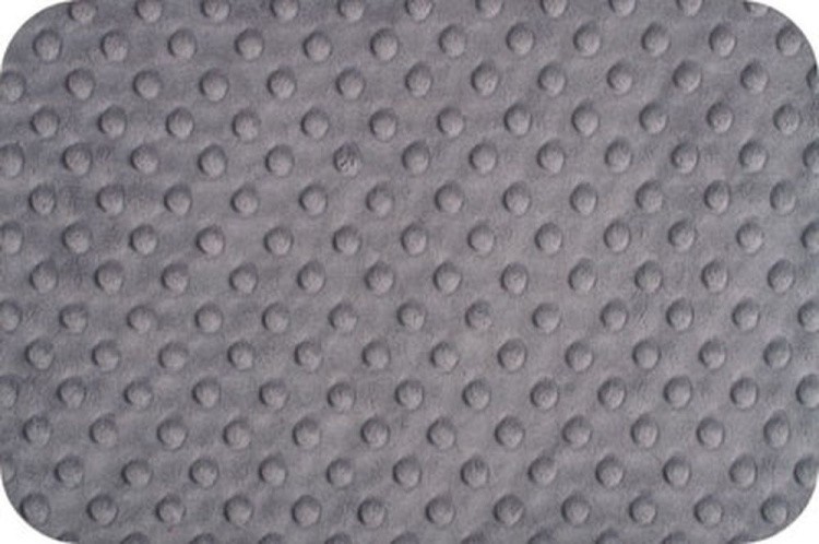 Плюш CUDDLE DIMPLE, 48x48 см, 455 г/м2, 100% полиэстер, цвет: CHARCOAL, Peppy