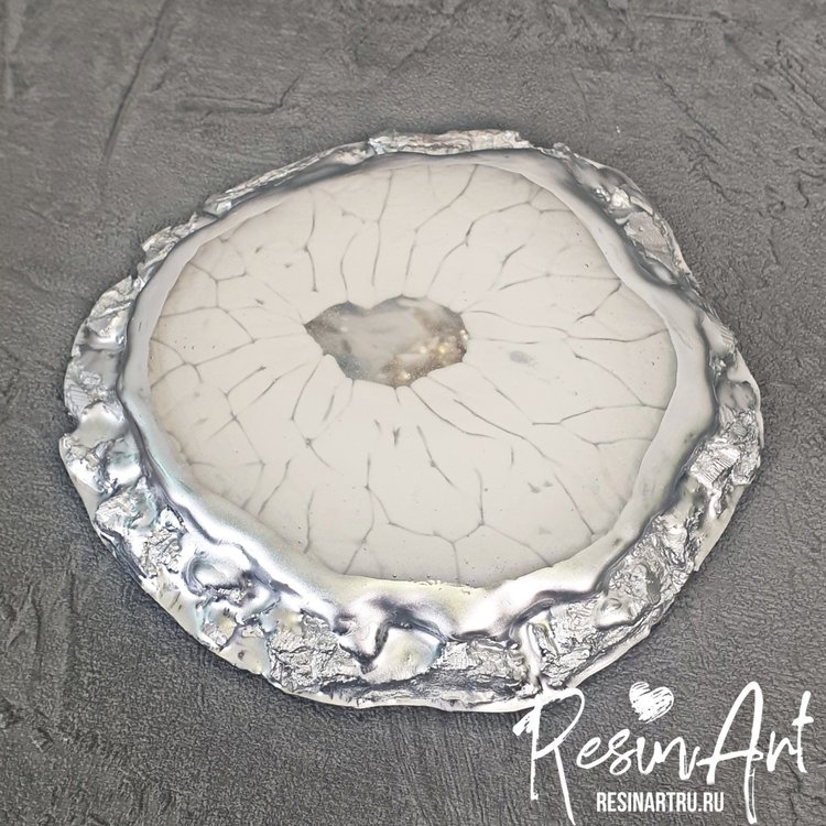 Подстаканник с «живым» краем №3 - Силиконовый молд, ResinArt — картинка 2