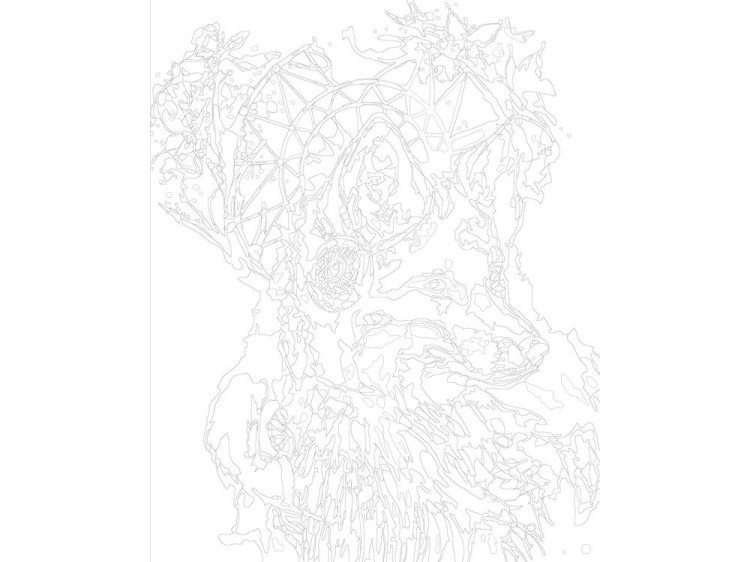 Картина по номерам «Лиса» — картинка 3