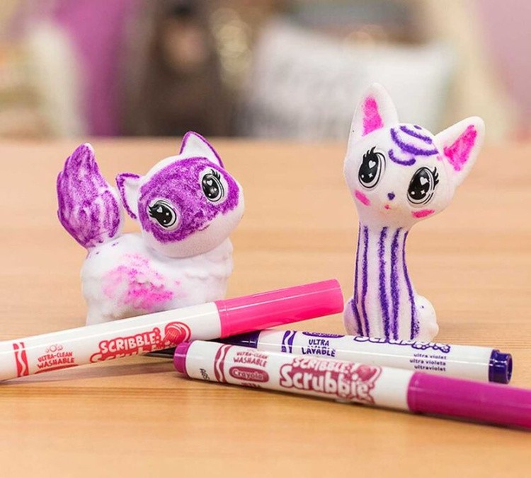 Фигурки для раскрашивания Washimals «Котята» (2 фигурки) — картинка 4