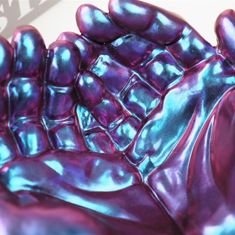 Силиконовый молд - Блюдце руки, 16x15 см, 1 шт. — картинка 3