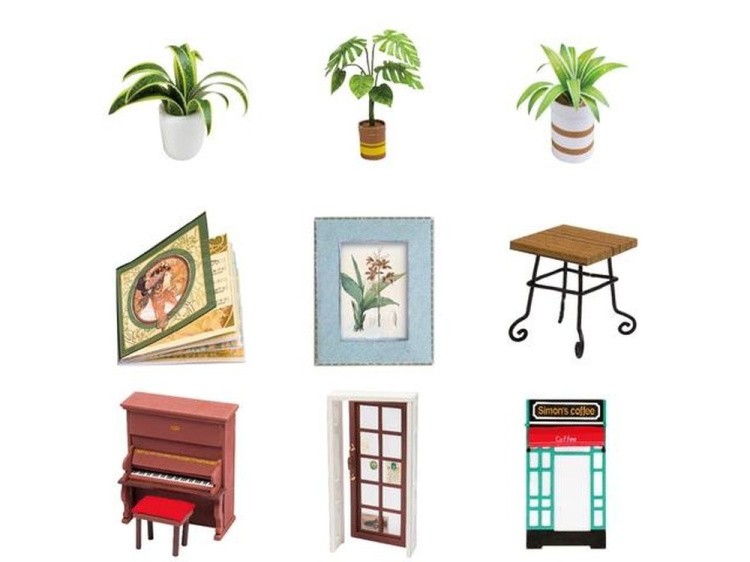 Набор для создания миниатюры (румбокс) «Любимая кофейня» — картинка 6