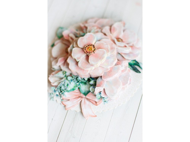 Папертоль «Цветы на кружеве» — картинка 2