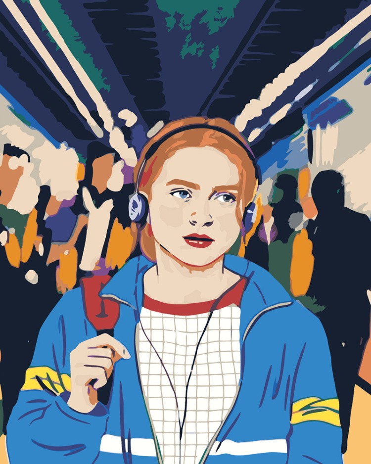 Картина по номерам ОСД Очень странные дела